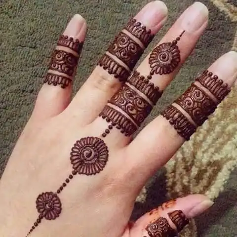 Finger Mehndi Design