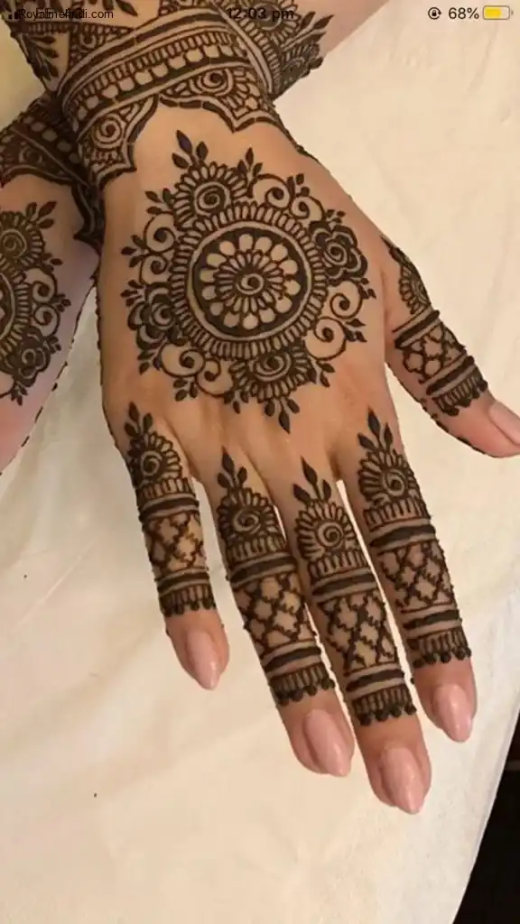Finger Mehndi Design