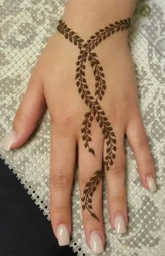 Finger Mehndi Design