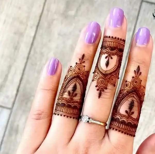 Finger Mehndi Design