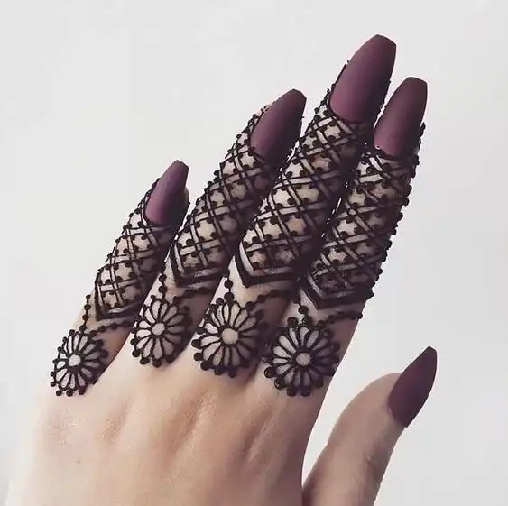 Finger Mehndi Design