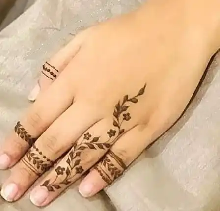 Finger Mehndi Design