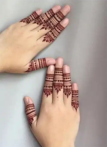 Finger Mehndi Design