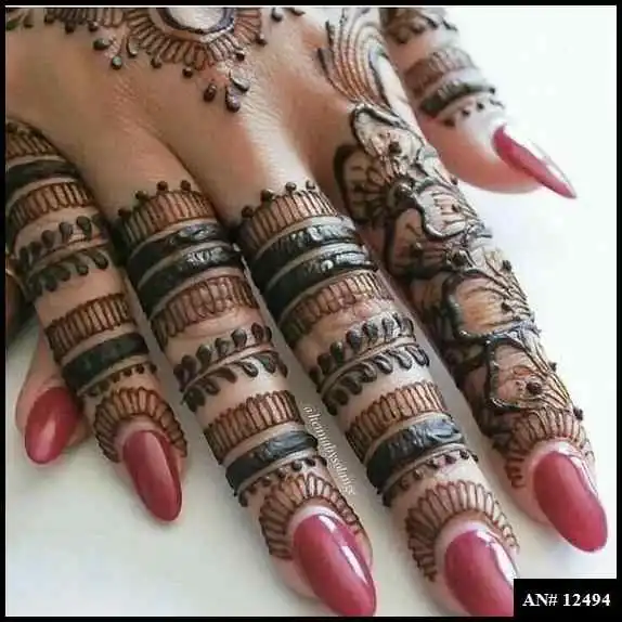 Finger Mehndi Design