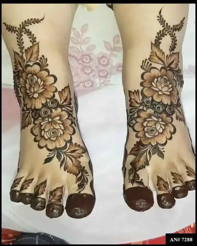 Foot Mehndi Design