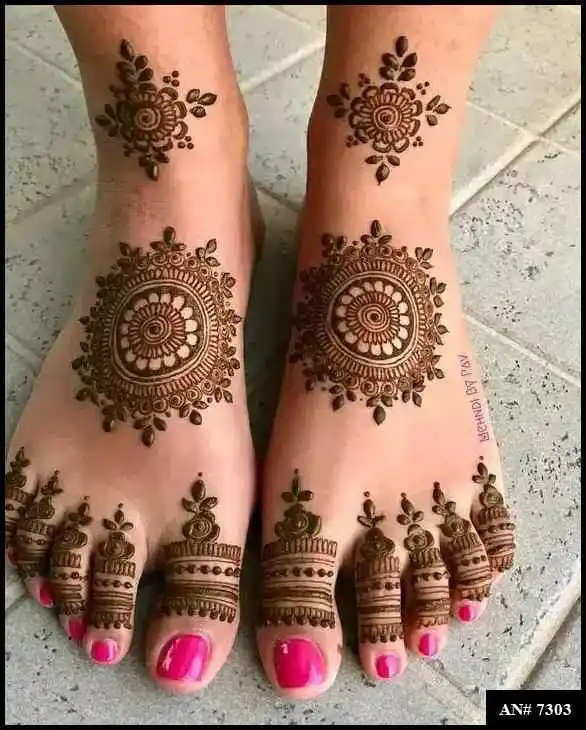 Foot Mehndi Design