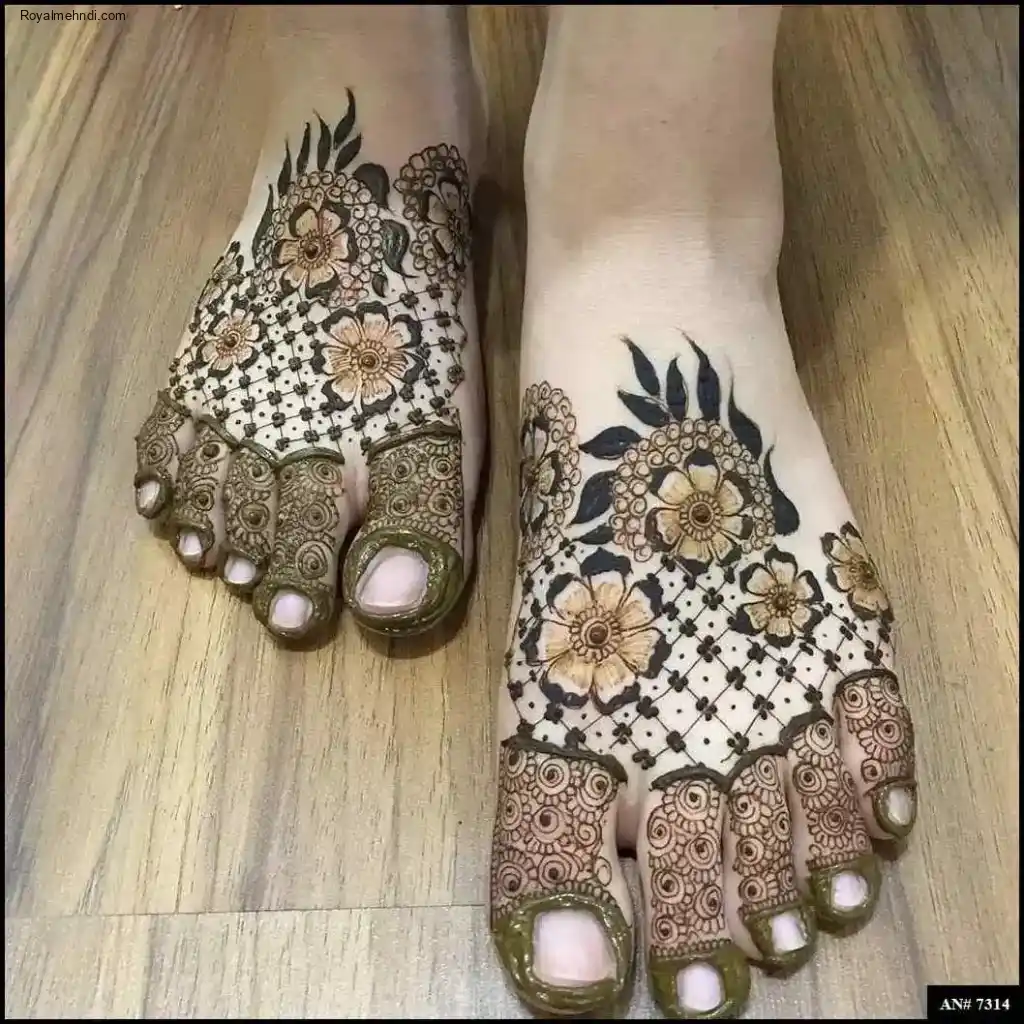 Foot Mehndi Design