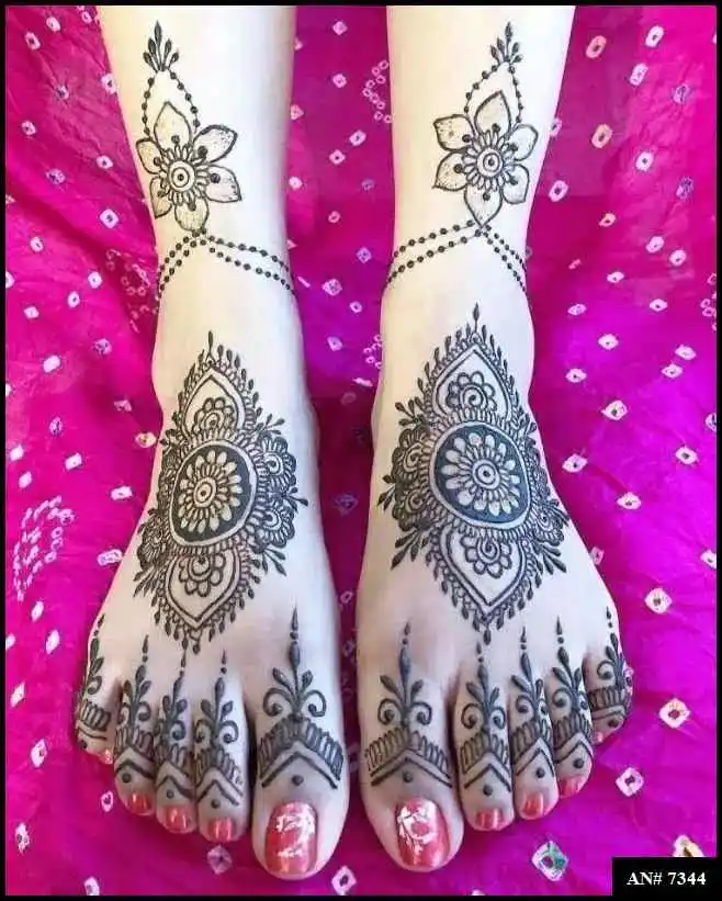 Foot Mehndi Design
