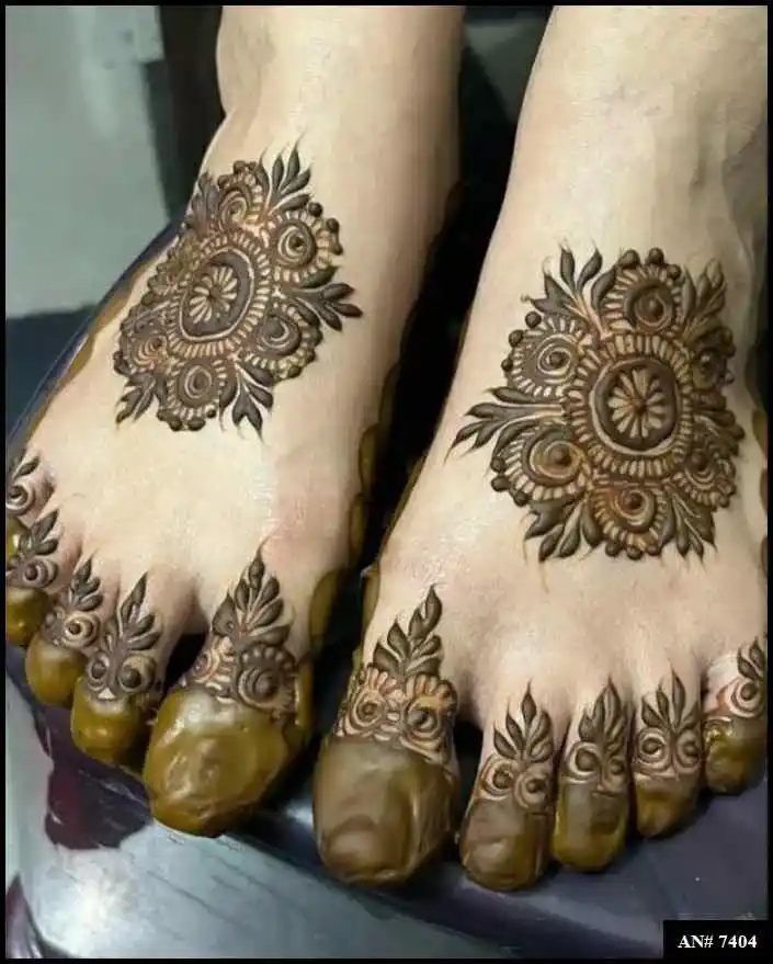 Foot Mehndi Design