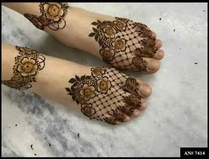 Foot Mehndi Design
