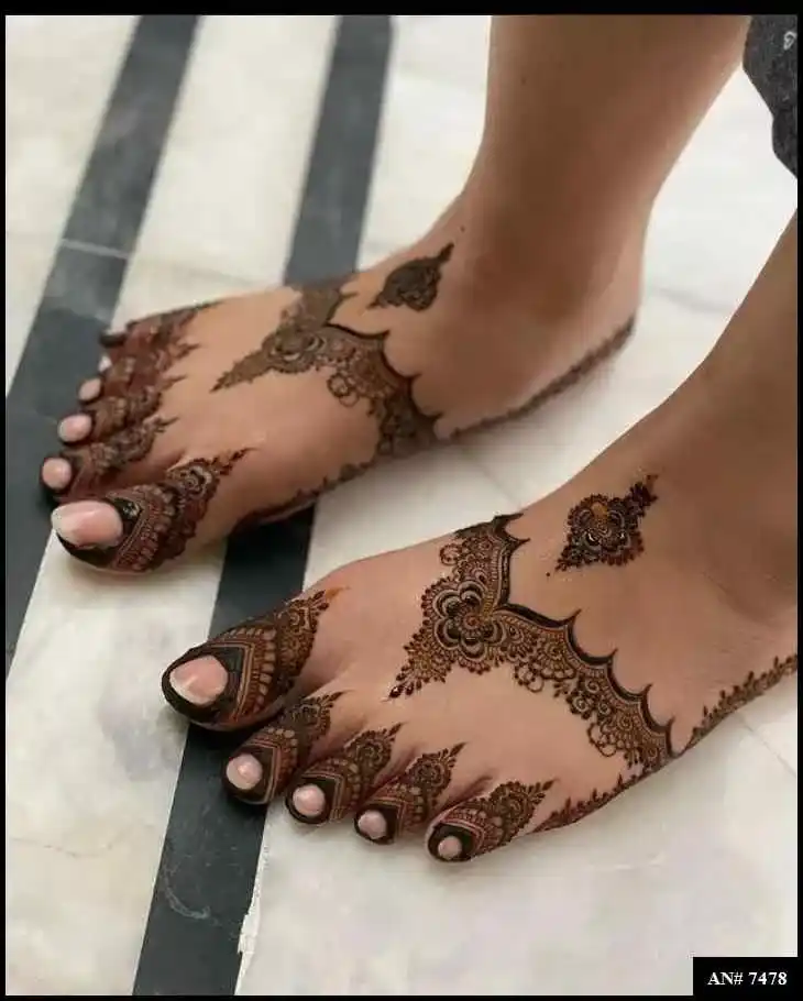 Foot Mehndi Design