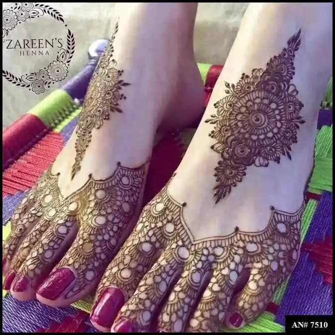 Foot Mehndi Design