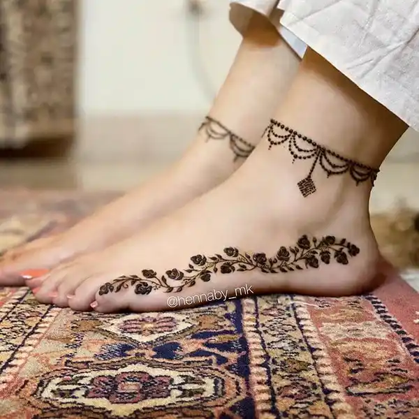 Foot Mehndi Design