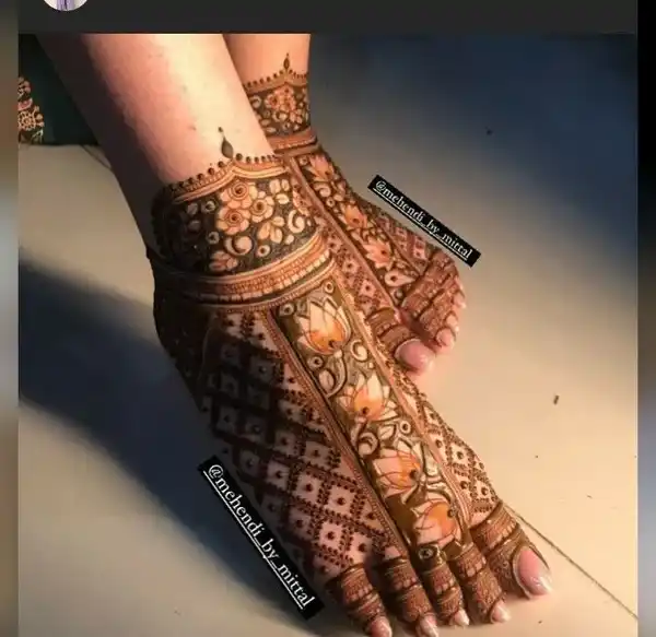 Foot Mehndi Design
