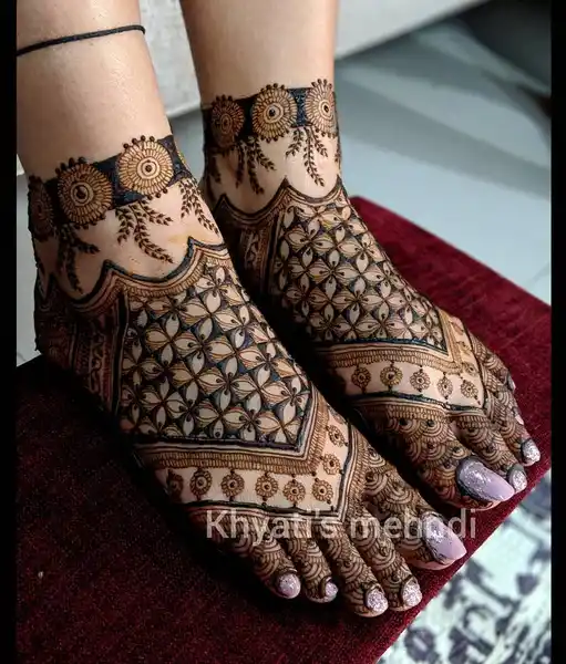 Foot Mehndi Design