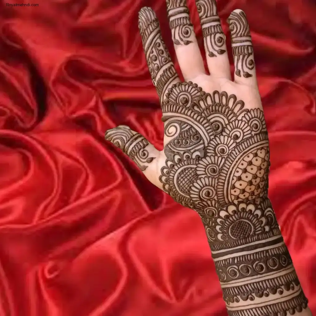 Front Hand Mehndi