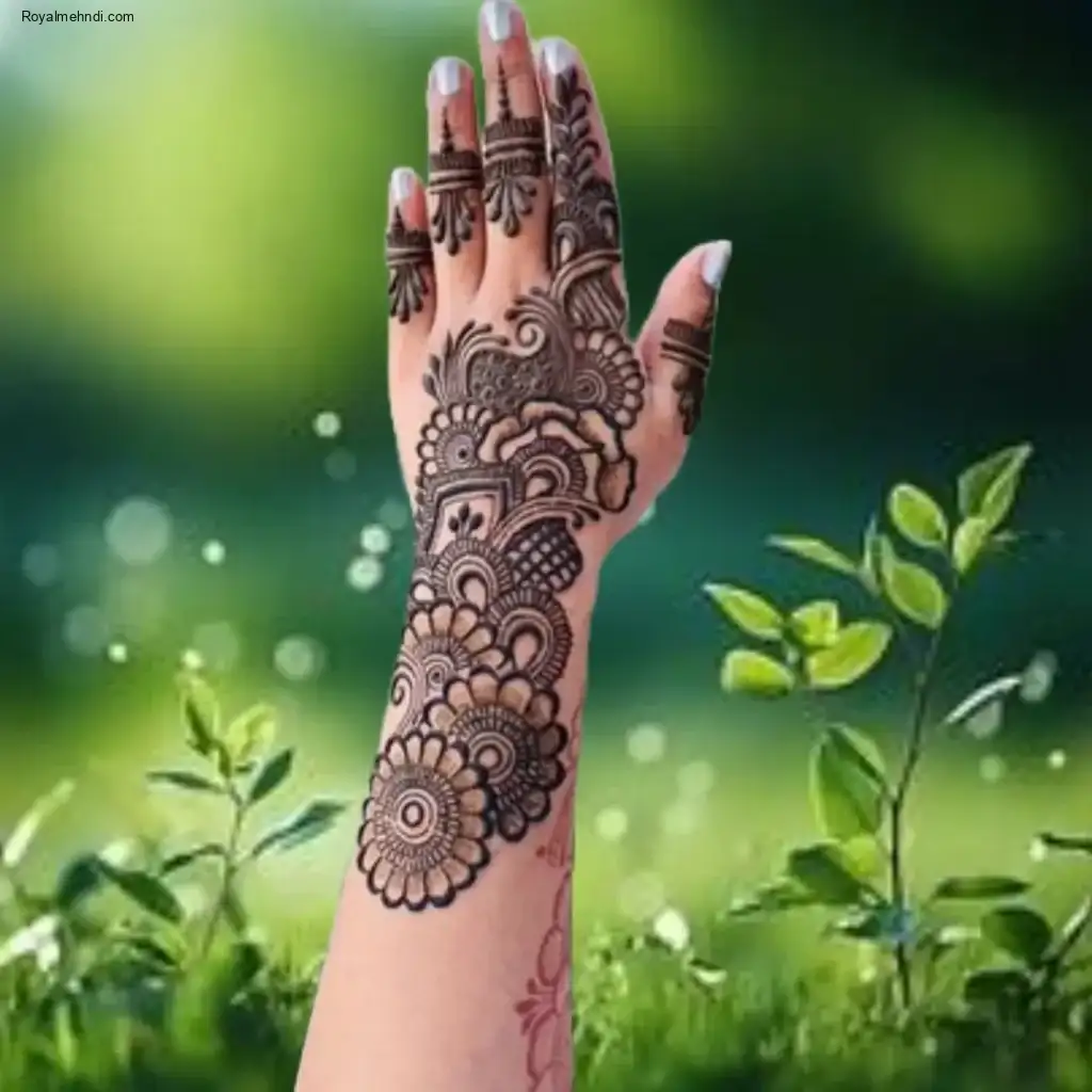 Front Hand Mehndi