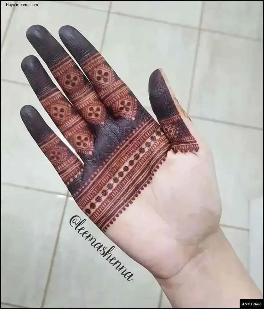Front Hand Mehndi