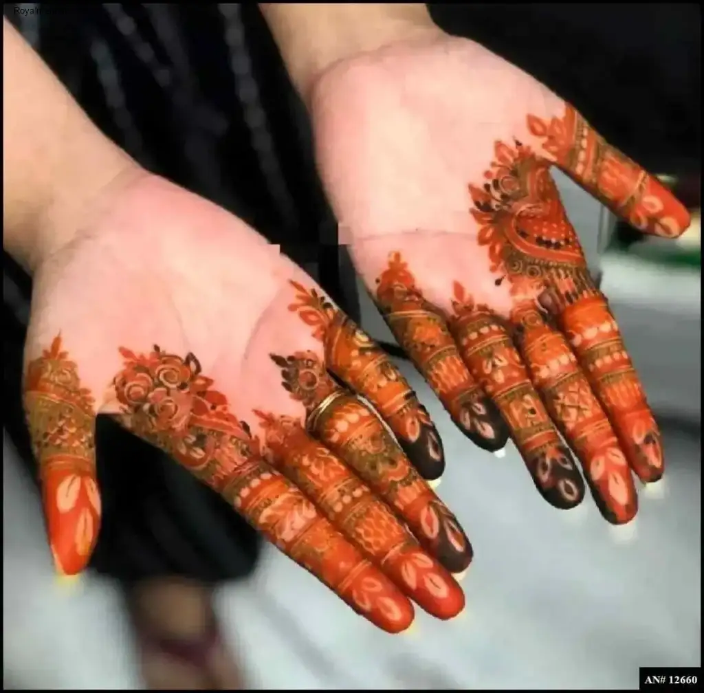 Front Hand Mehndi