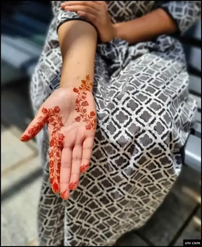 Front Hand Mehndi