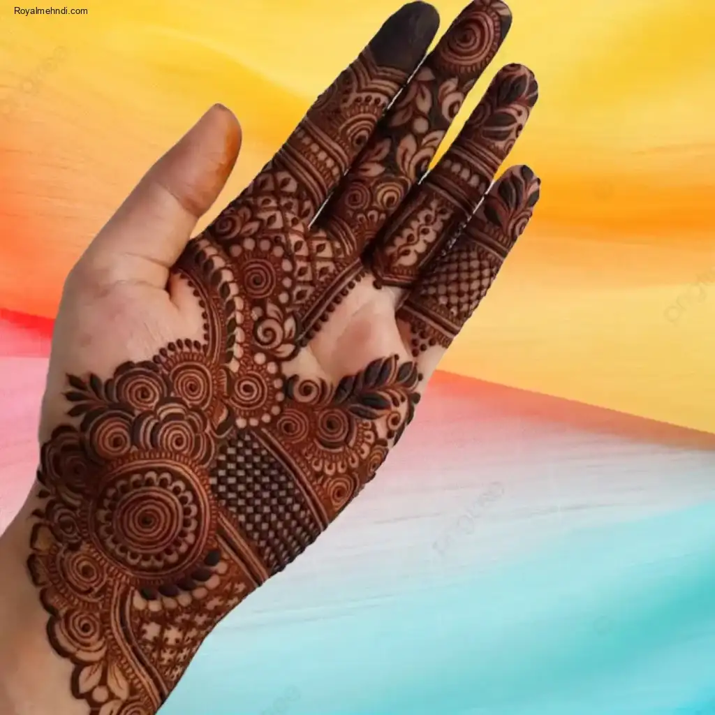 Front Hand Mehndi