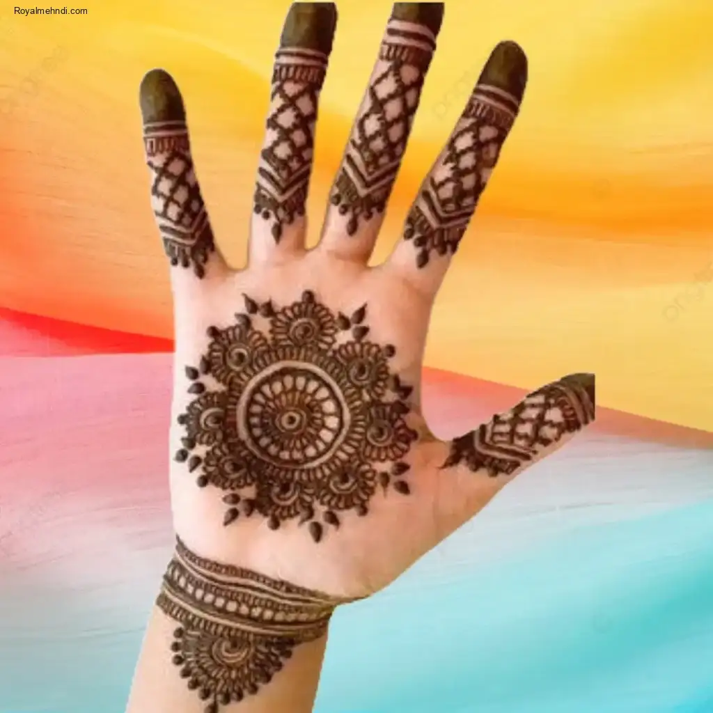 Front Hand Mehndi