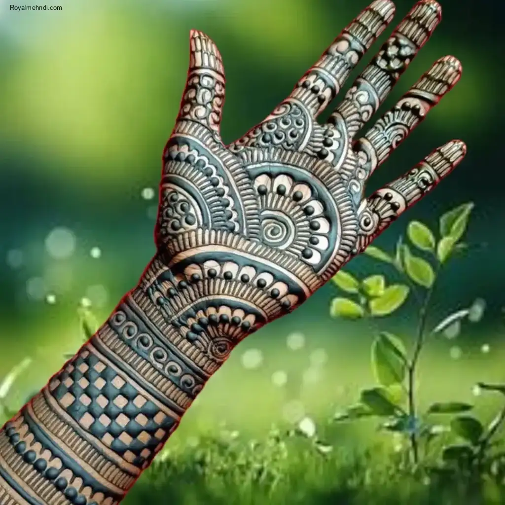 Front Hand Mehndi