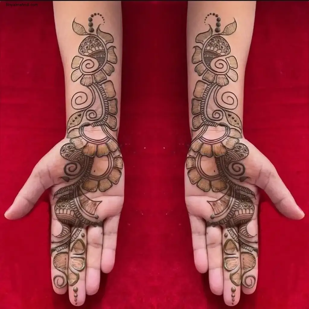 Front Hand Mehndi