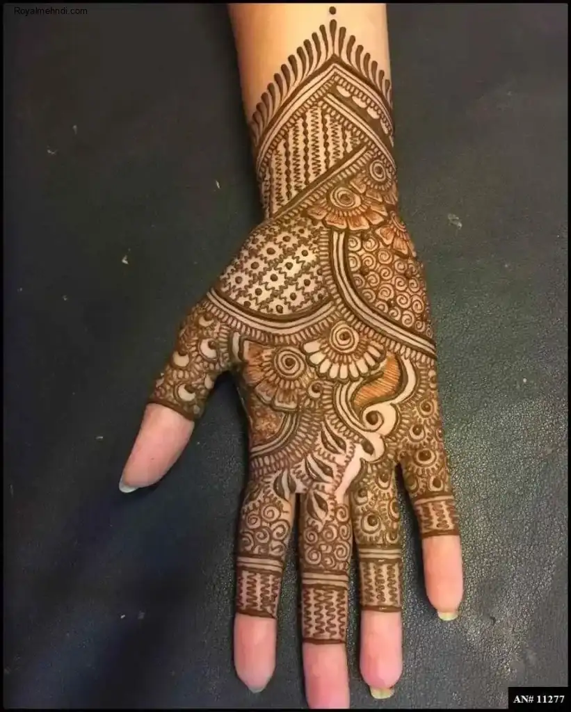 Front Hand Mehndi