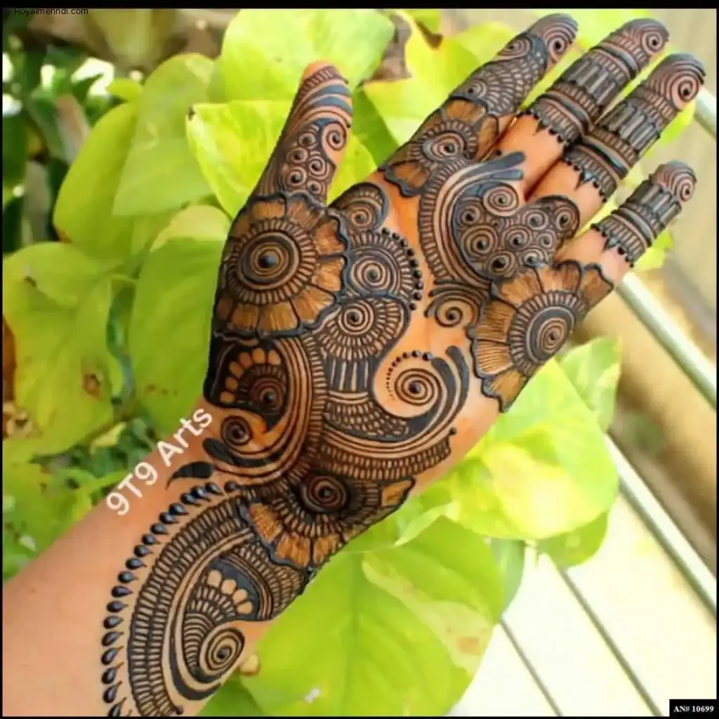 Front Hand Mehndi