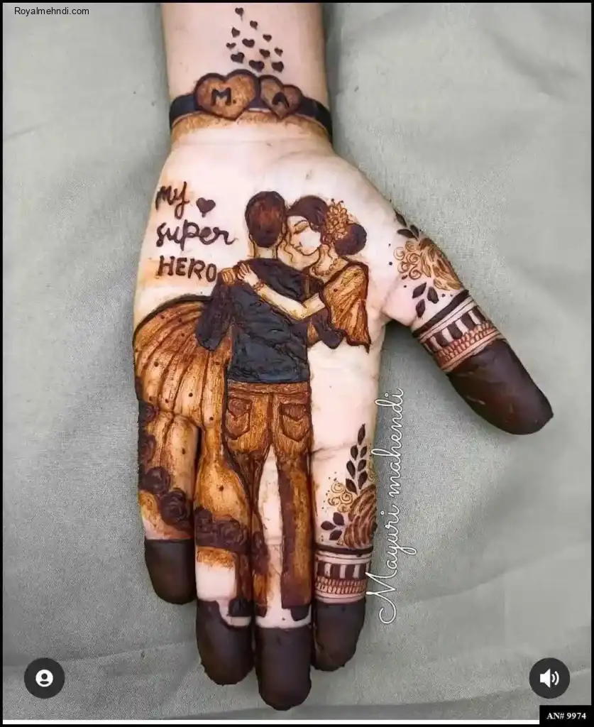 Front Hand Mehndi