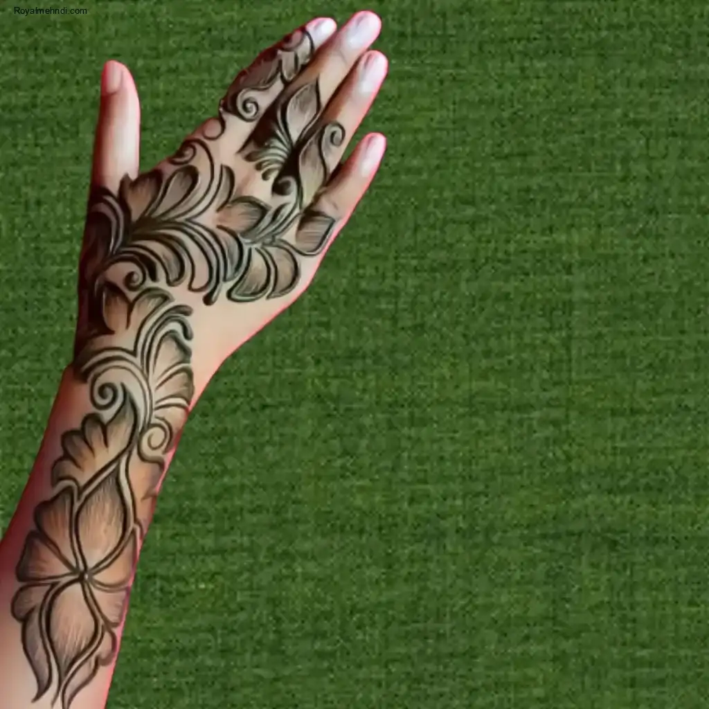 Front Hand Mehndi