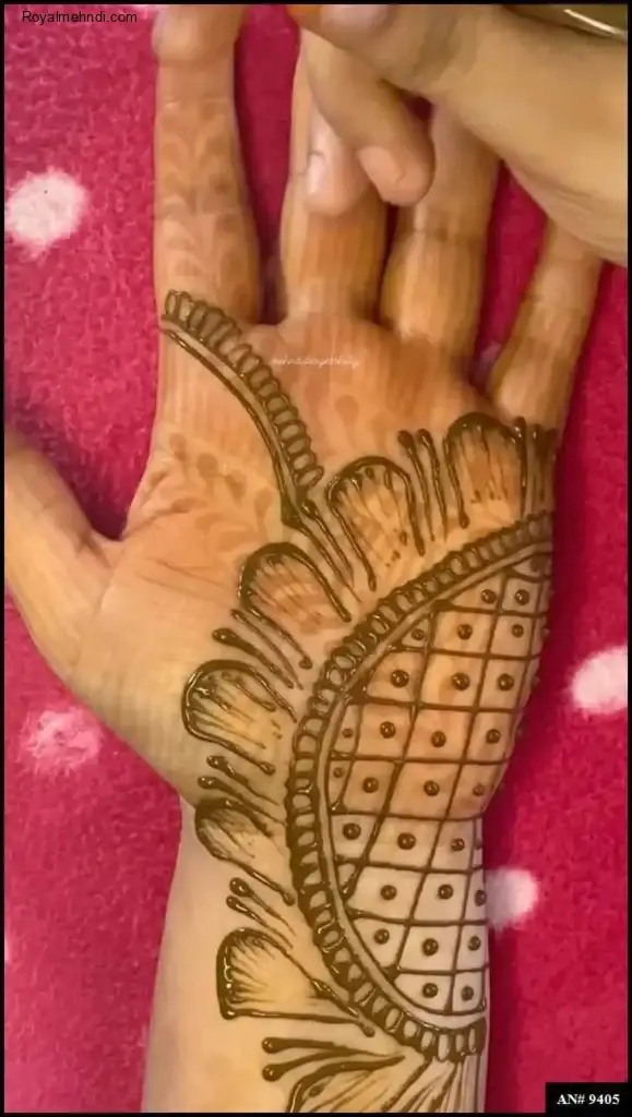 Front Hand Mehndi