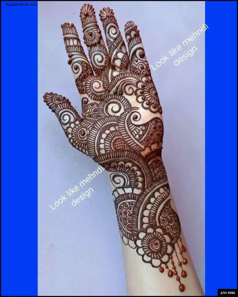 Front Hand Mehndi