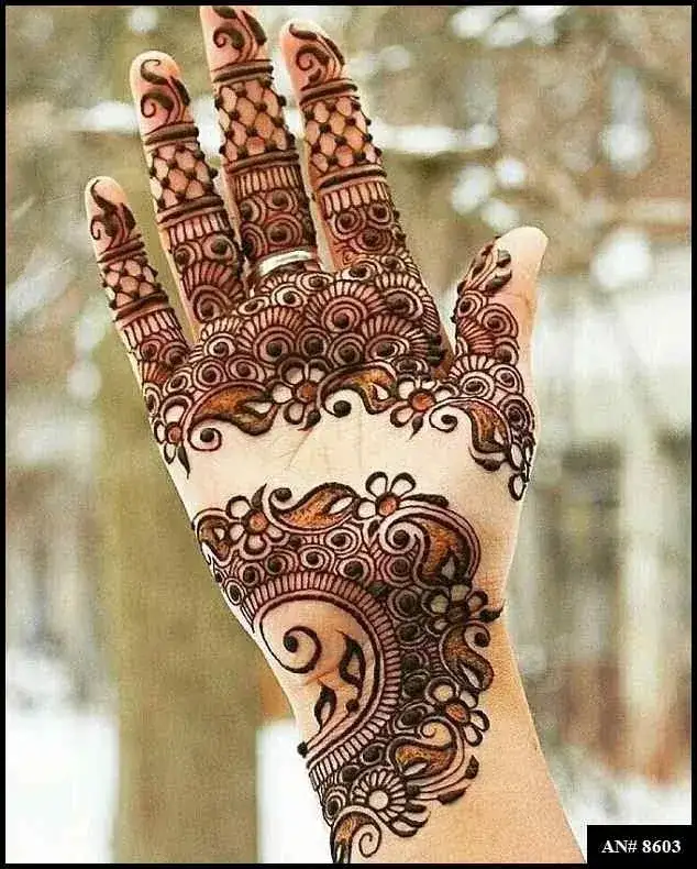 Front Hand Mehndi