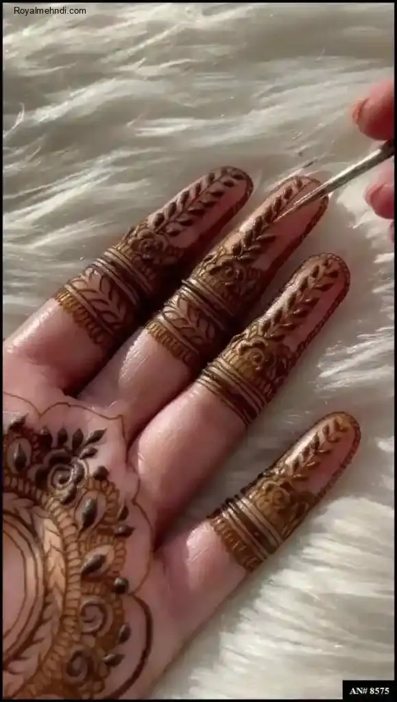 Front Hand Mehndi