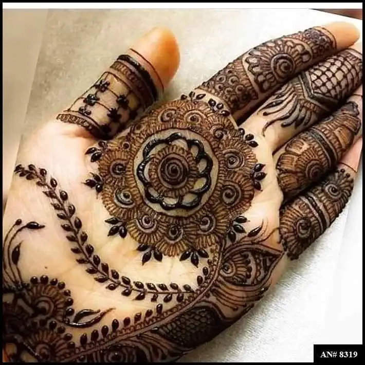 Front Hand Mehndi