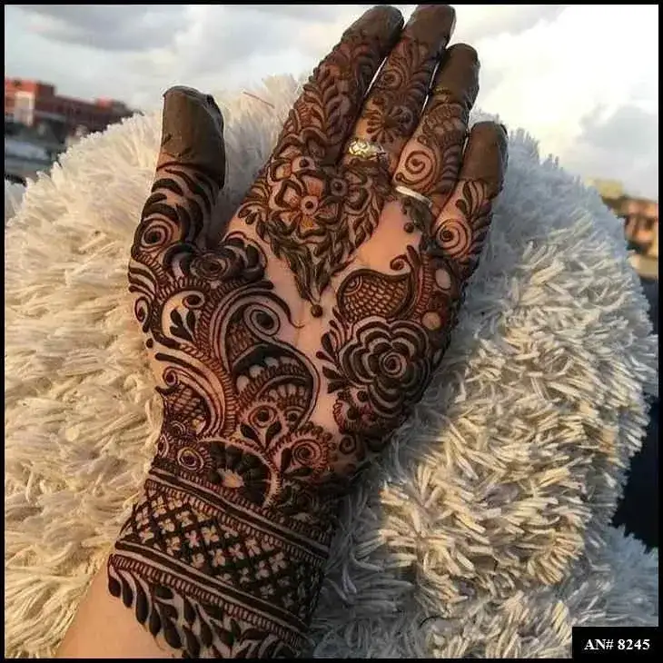 Front Hand Mehndi