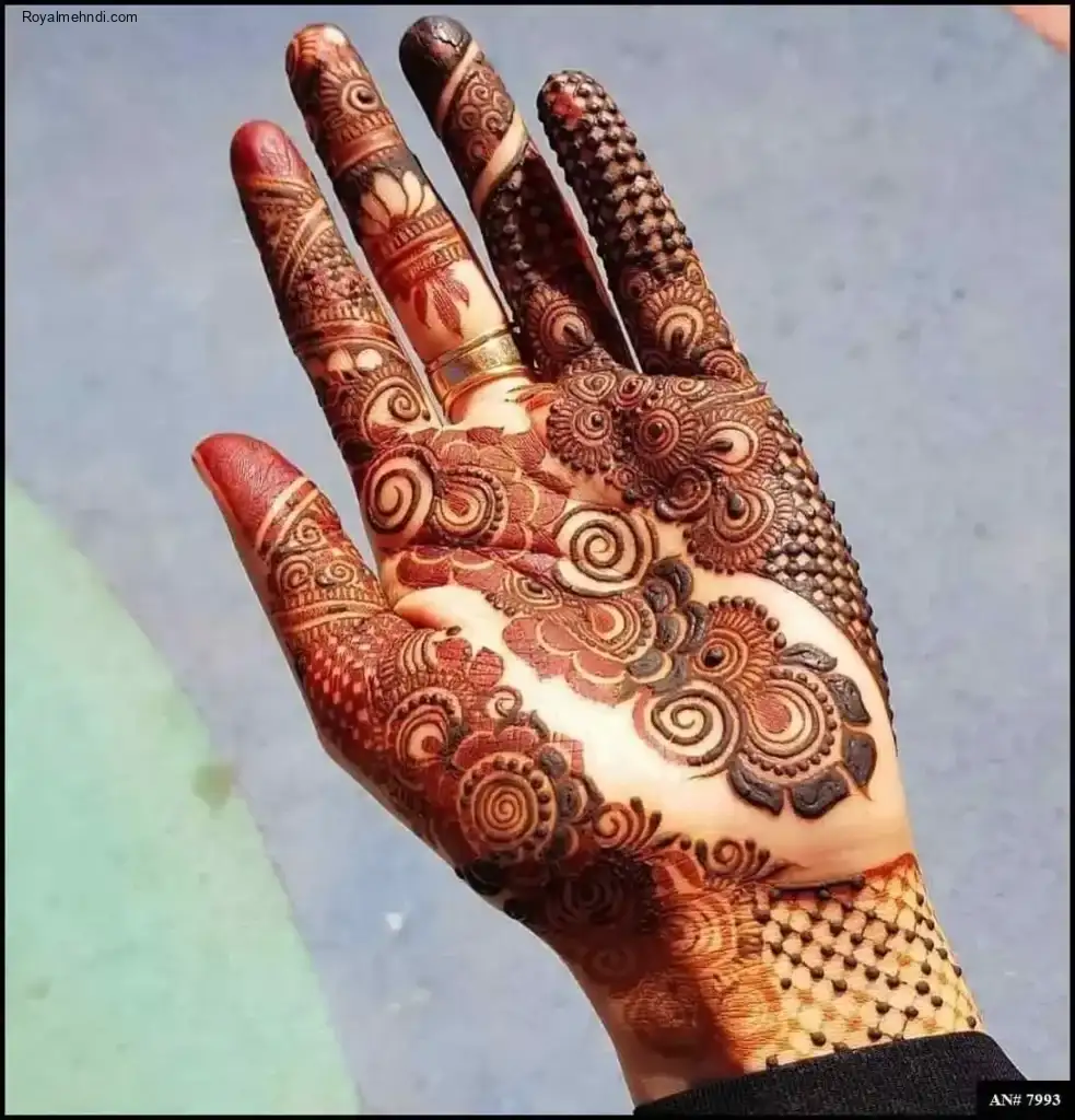 Front Hand Mehndi