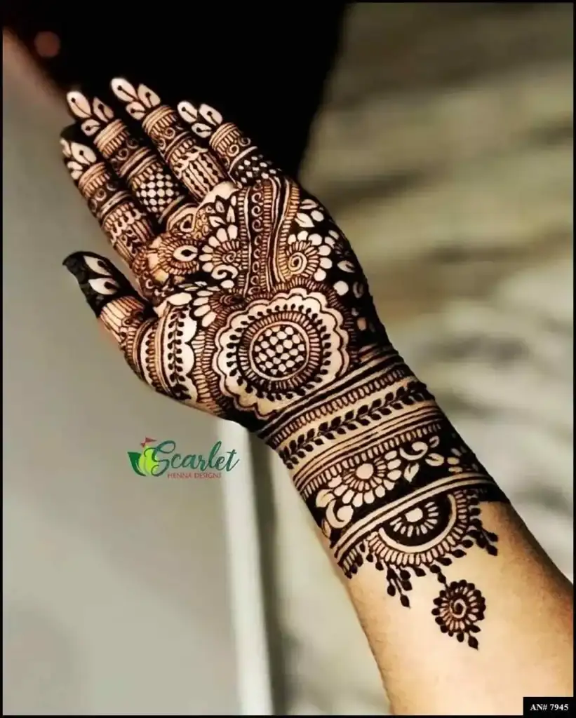 Front Hand Mehndi