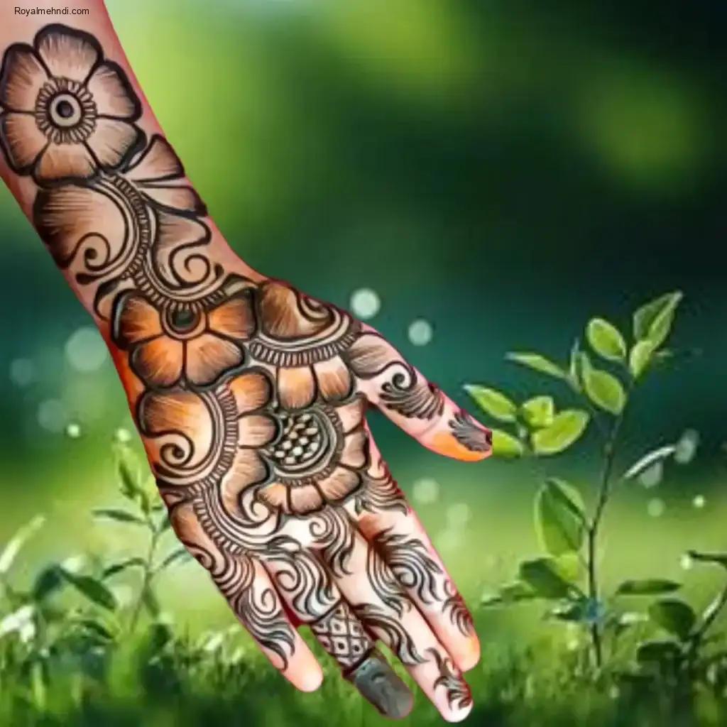 Front Hand Mehndi