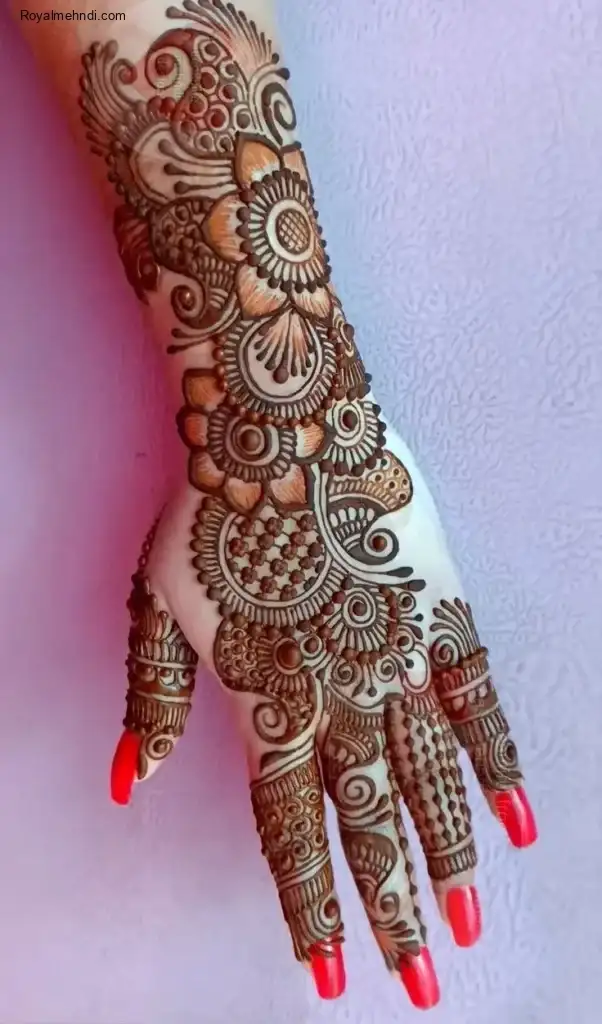 Front Hand Mehndi
