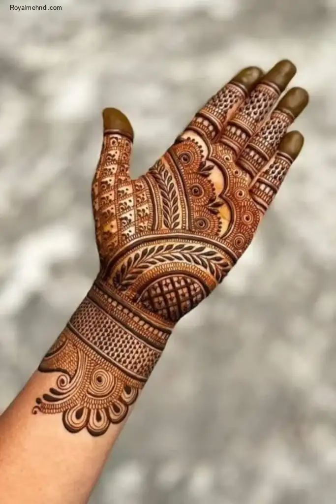 Front Hand Mehndi