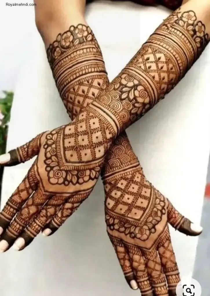 Front Hand Mehndi