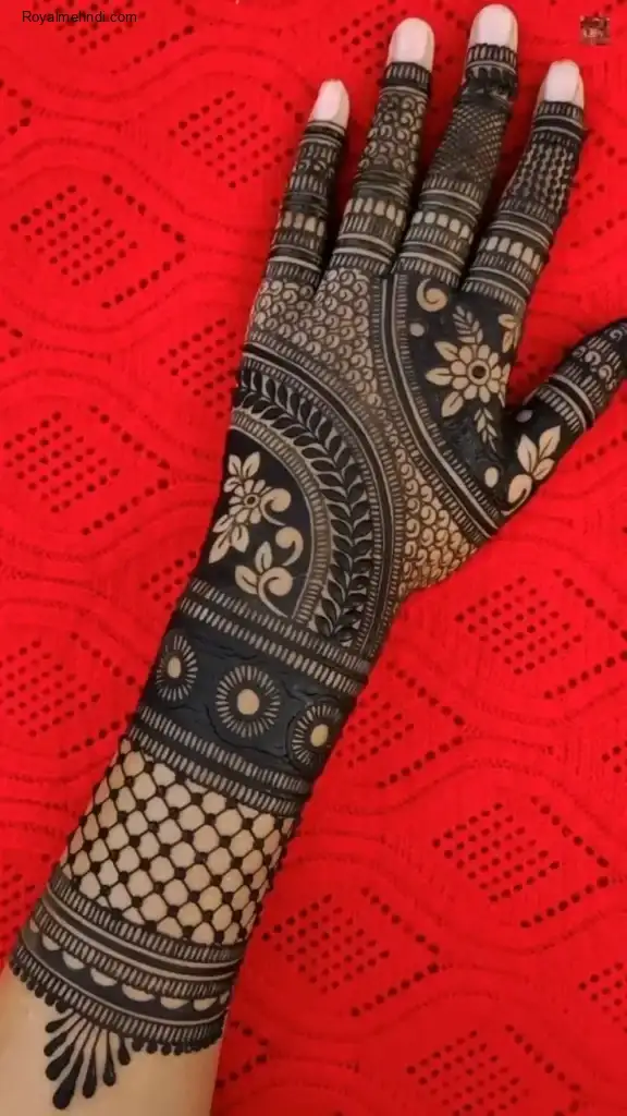 Front Hand Mehndi