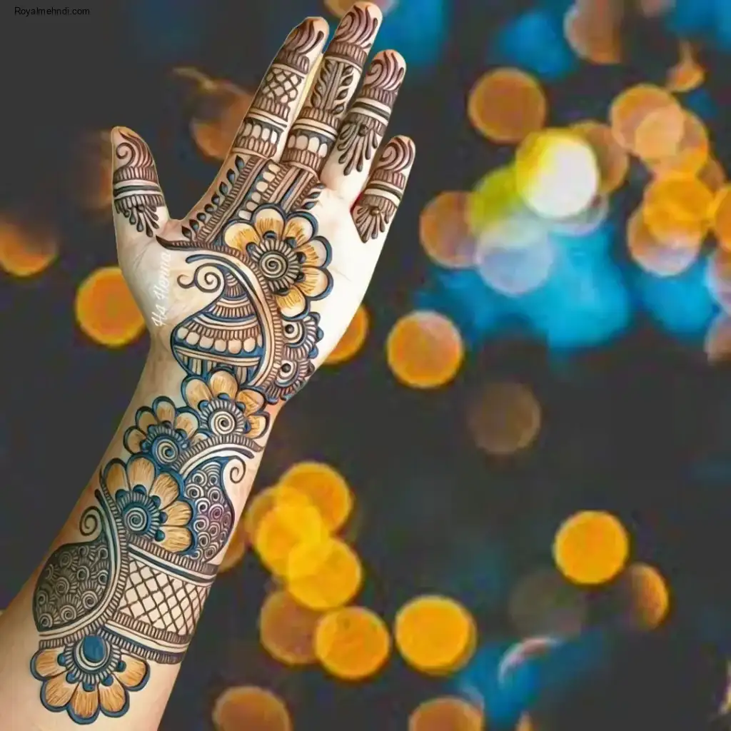 Front Hand Mehndi