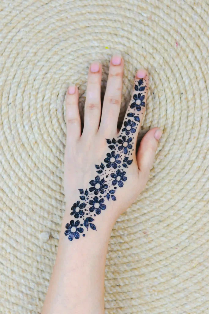 Front Hand Mehndi