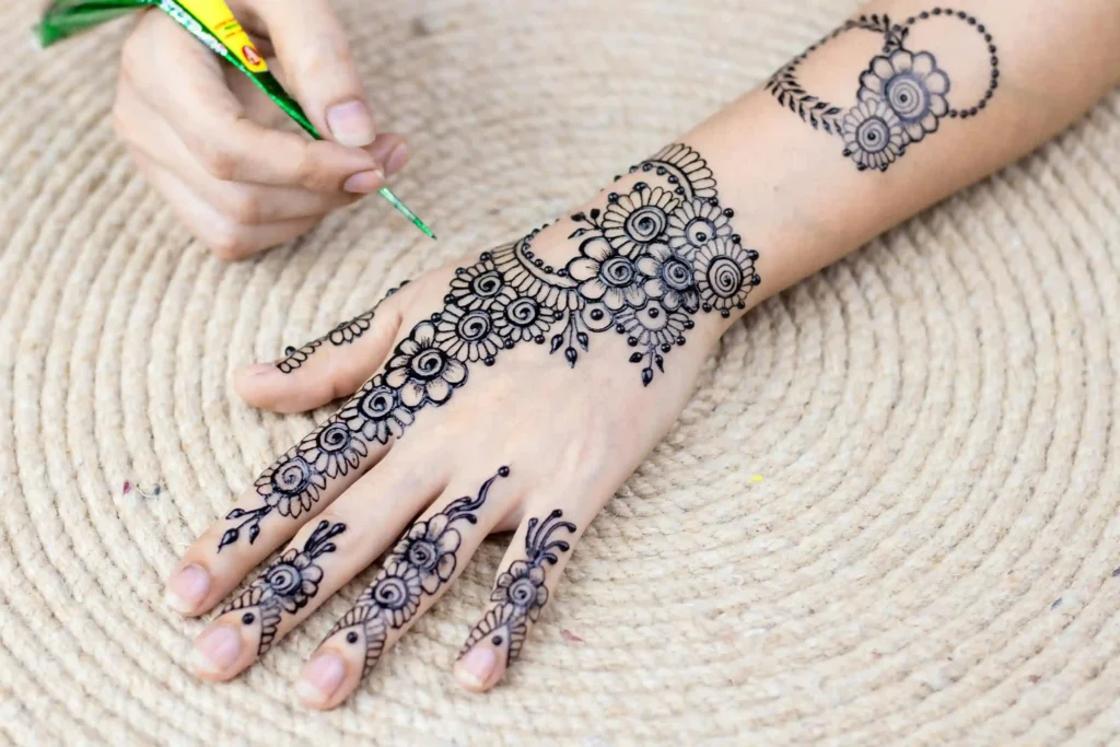 Front Hand Mehndi