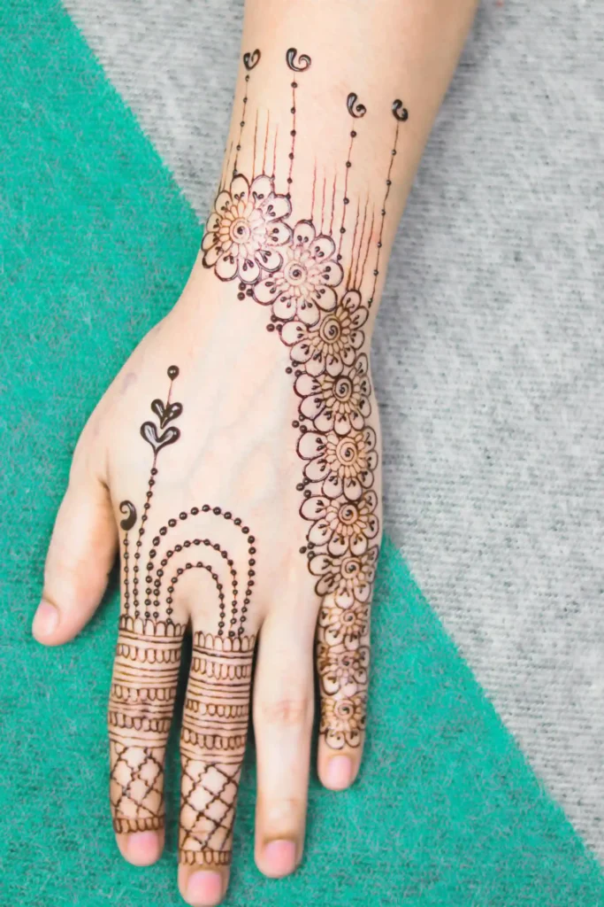 Front Hand Mehndi