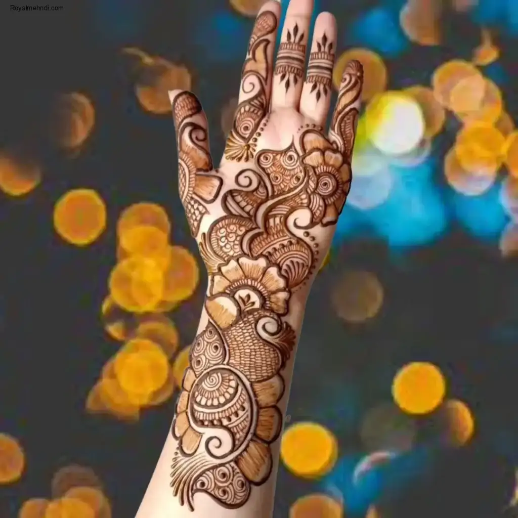 Front Hand Mehndi